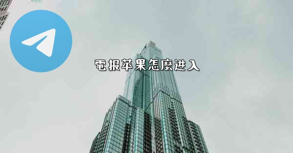 電报苹果怎麼进入